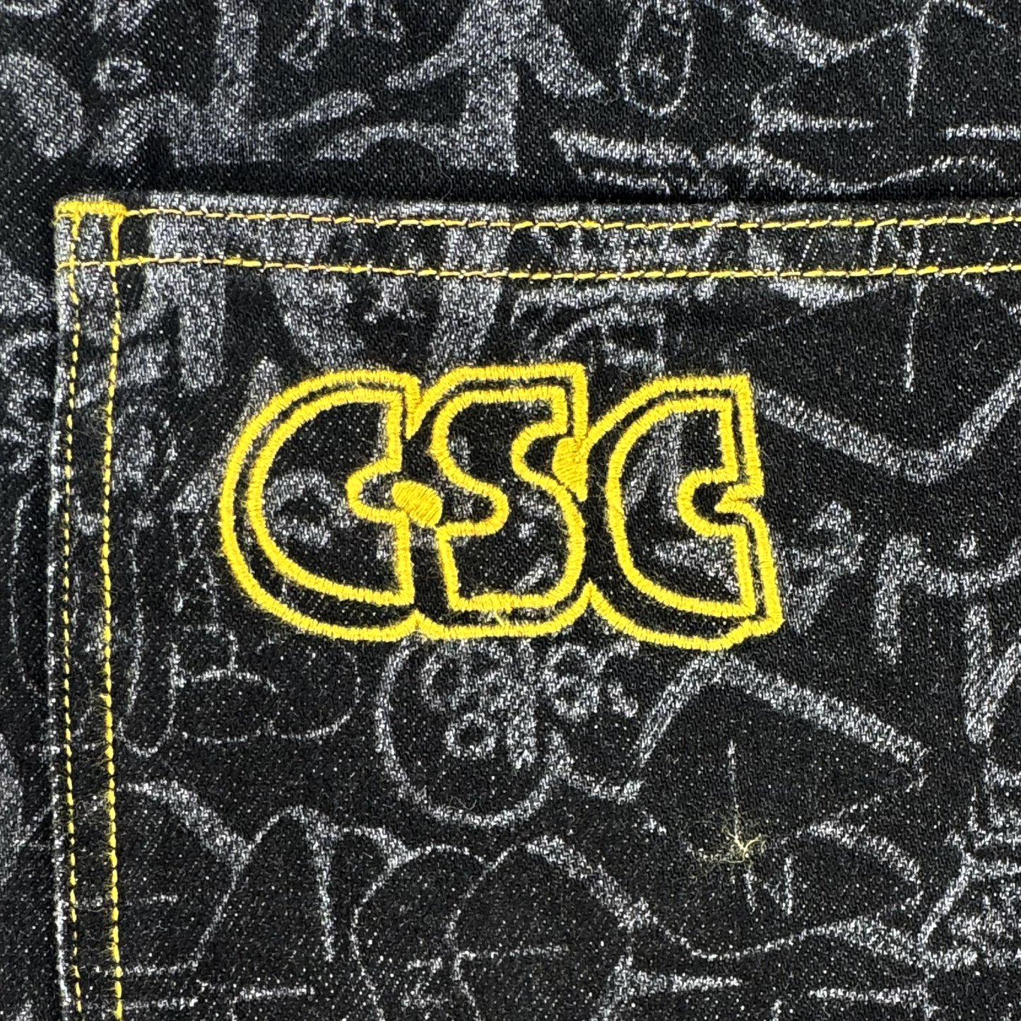 CSC x COCA - COLA GRAFITTI DENIM JEANS