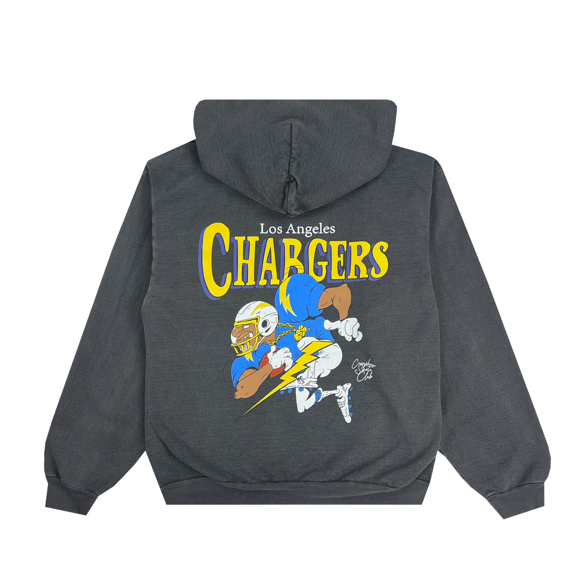 CSC x LA CHARGERS PLAYER HOODIE – Crenshaw Skate Club