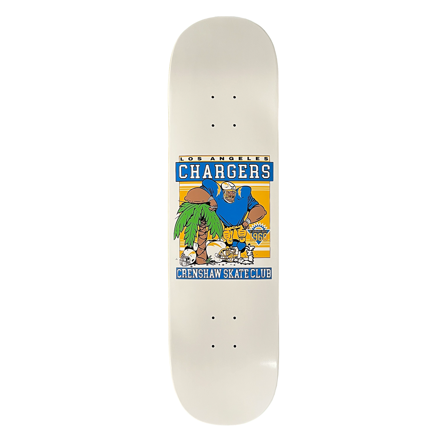 CSC X LA CHARGERS PALM TREE DECK