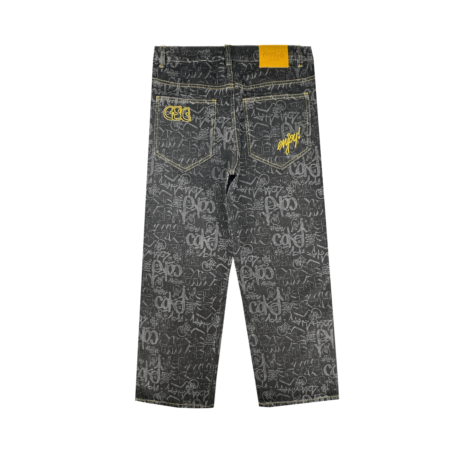 CSC x COCA - COLA GRAFITTI DENIM JEANS