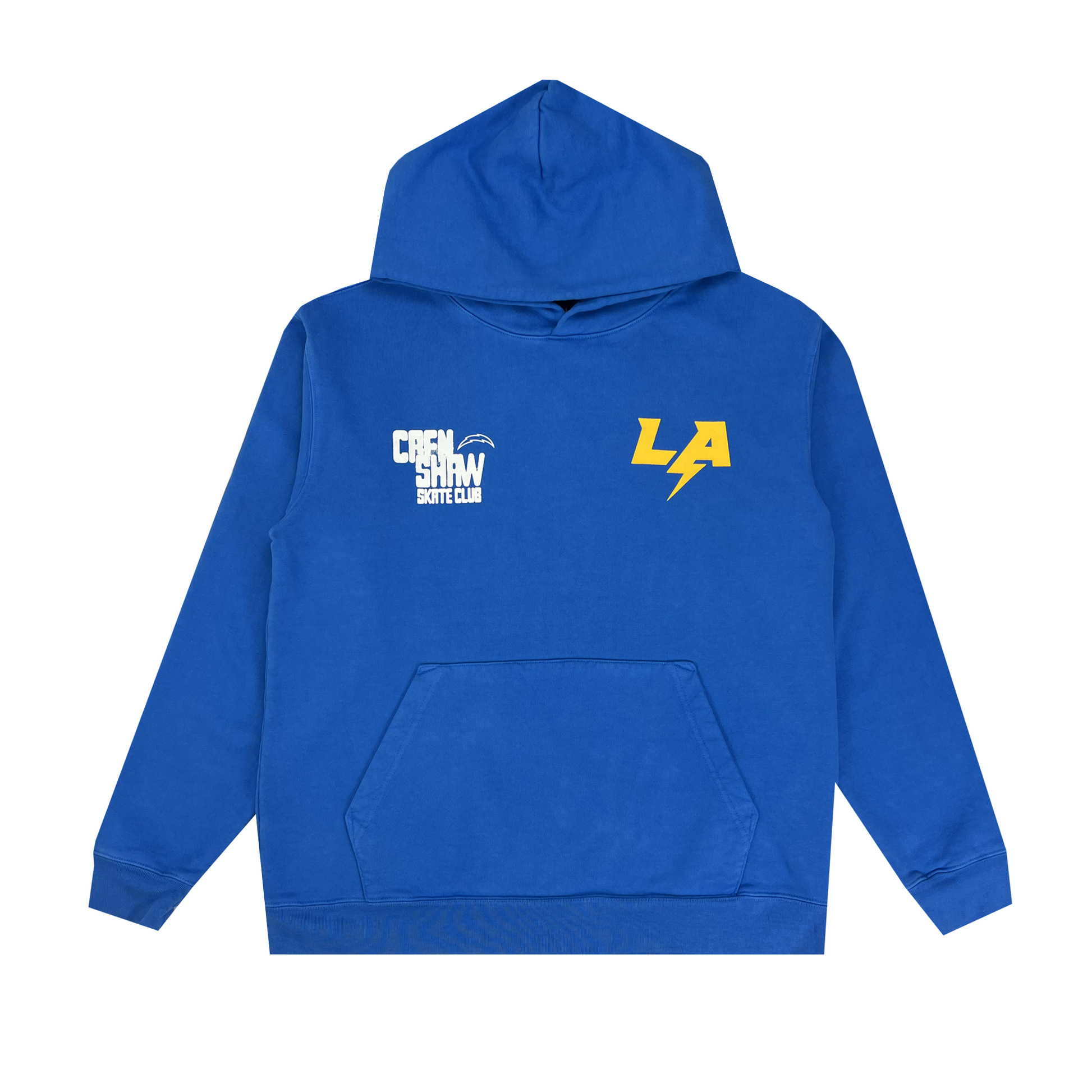 CSC x LA CHARGERS LOGO HOODIE – Crenshaw Skate Club 90008