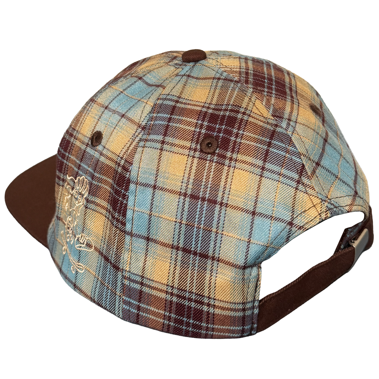 STAR PLAID 6 PANEL HAT